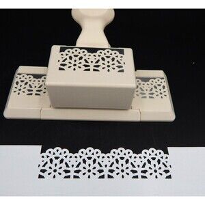 Martha Stewart Floral Lace Border Edge Paper Punch Edging Design Scrapbooking